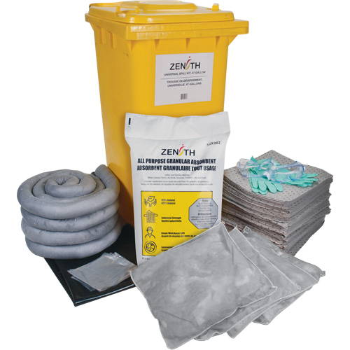 Trousse contre les d&eacute;versements, Universel, Bac, Absorbance de 63 gal. US Groupe Belzile Dickner