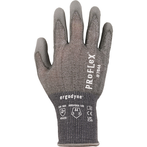 Gants r&eacute;sistant &agrave; la coupe Proflex 7025, Taille Petit, Calibre 18, Rev&ecirc;tement Polyur&eacute;thane, Enveloppe en Nylon/PEHP/Spandex, ASTM ANSI niveau A2/EN 388 niveau B Groupe Belzile Dickner