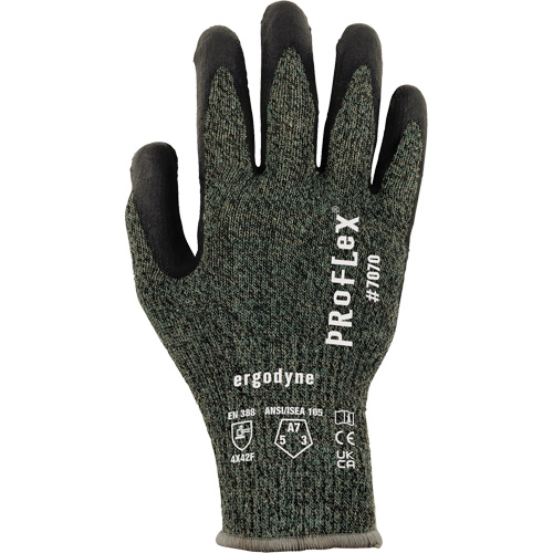Gants enduit de nitrile r&eacute;sistant &agrave; la coupe ProFlex 7070, Taille Petit, Calibre 13, Rev&ecirc;tement Nitrile, Enveloppe en Aramide, ASTM ANSI niveau A7/EN 388 niveau F Groupe Belzile Dickner