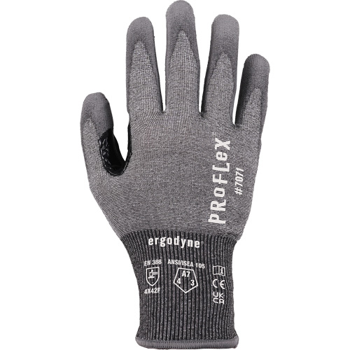 Gants enduit de PU r&eacute;sistant &agrave; la coupe ProFlex 7071, Taille Petit, Calibre 18, Rev&ecirc;tement Polyur&eacute;thane, Enveloppe en PEHP/Tungst&egrave;ne, ASTM ANSI niveau A7/EN 388 niveau F Groupe Belzile Dickner