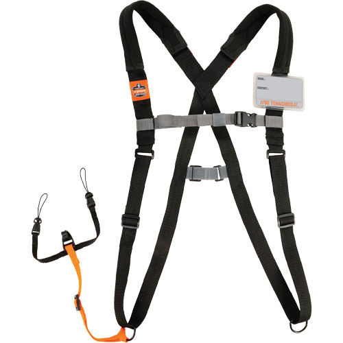 Squids 3138 Padded Barcode Scanner Harness & Lanyard for Mobile Computers, Fixed Length, Loop Groupe Belzile Dickner
