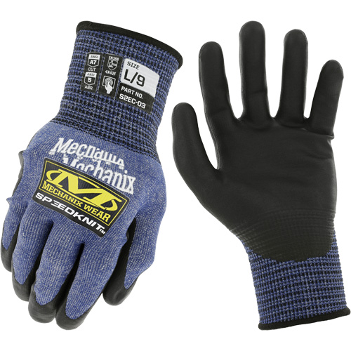 Gants r&eacute;sistants aux coupures SpeeKnit S2EC03, Taille Petit/7, Calibre 18, Rev&ecirc;tement Ur&eacute;thane, Enveloppe en PEHP/Tungst&egrave;ne, ASTM ANSI niveau A7/EN 388 niveau F Groupe Belzile Dickner