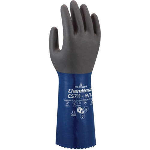 CS710 Chemical-Resistant Gloves, Size 7, 14" L, Polyester Groupe Belzile Dickner