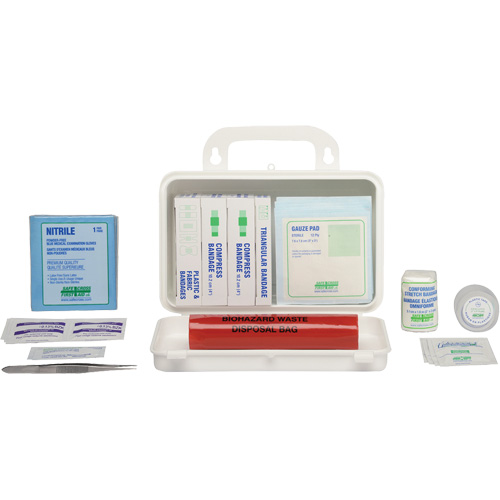 Trousse de premiers soins, R&eacute;pond &agrave; la norme CSA Z1220-17 type 1 individuelle, Personnel (1 travailleur) Groupe Belzile Dickner