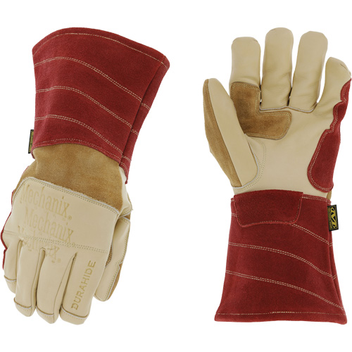 Flux Torch Welding Gloves, Grain Cowhide, Size 8 Groupe Belzile Dickner