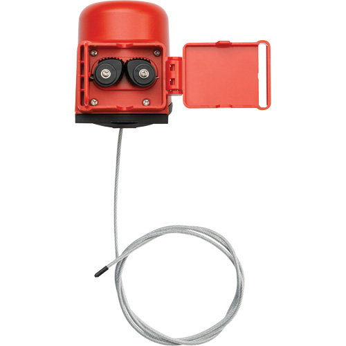 Verrou de soupape sans poign&eacute;e avec c&acirc;ble, Type Sph&eacute;rique/Vanne Groupe Belzile Dickner