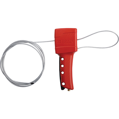 Verrou de c&acirc;ble tout usage enduit de PVC, Longueur de 8' Groupe Belzile Dickner
