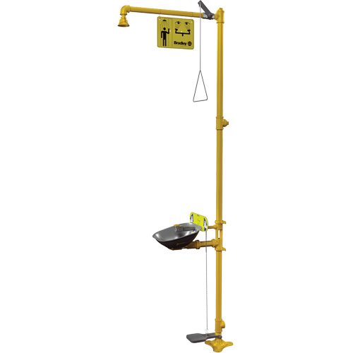 Poste de douche oculaire & douche de s&eacute;curit&eacute; Halo Groupe Belzile Dickner