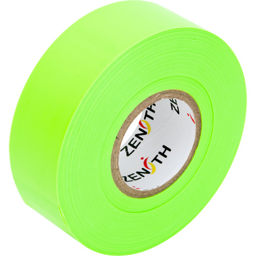 Flagging Tape, 1.1875" W x 164' L, Fluorescent Green Groupe Belzile Dickner