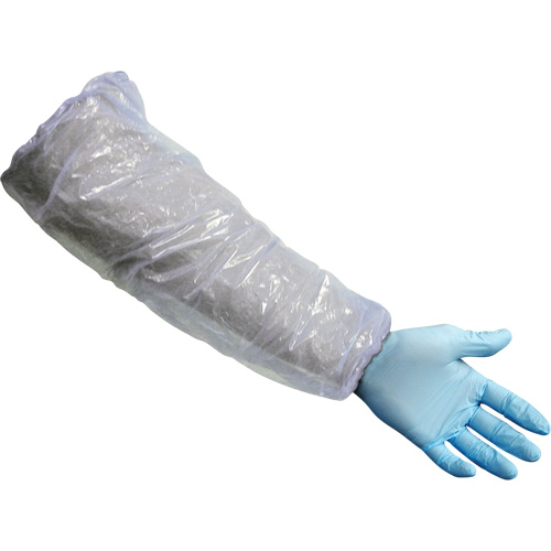 Sleeves, 16" long, Polyethylene, White Groupe Belzile Dickner