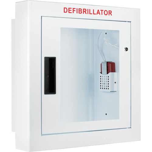 Grande armoire semi-encastr&eacute;e avec alarme, Zoll AED Plus/Zoll AED 3/Cardio-Science/Physio-Control Pour, Non m&eacute;dical Groupe Belzile Dickner