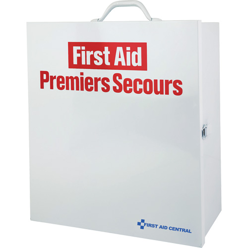 Armoire pour premiers soins SmartCompliance, R&eacute;pond &agrave; la norme CSA Z1220-17 type 2 environnements &agrave; faible risque, Moyen (26-50 travailleurs) Groupe Belzile Dickner