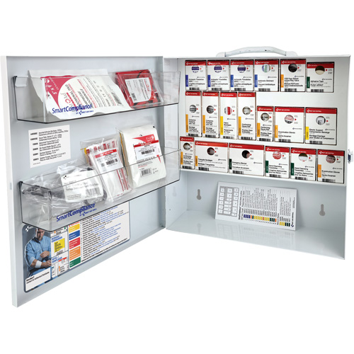 SmartCompliance&reg; First Aid Cabinet, Meets CSA Z1220-17 Type 2 Low-Risk Environment, Small (2-25 Workers) Groupe Belzile Dickner