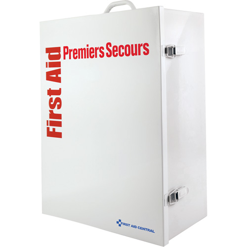 Armoire pour premiers soins SmartCompliance, R&eacute;pond &agrave; la norme CSA Z1220-17 type 3 environnements &agrave; haut risque, Moyen (26-50 travailleurs) Groupe Belzile Dickner