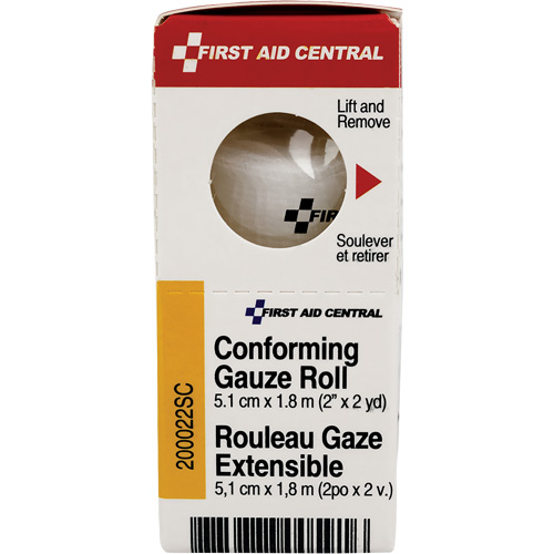 Recharge de bandage en gaze &eacute;tirable et conforme SmartCompliance, Rouleau, 6' lo x 2" la, St&eacute;rile, Dispositif m&eacute;dical Classe 1 Groupe Belzile Dickner