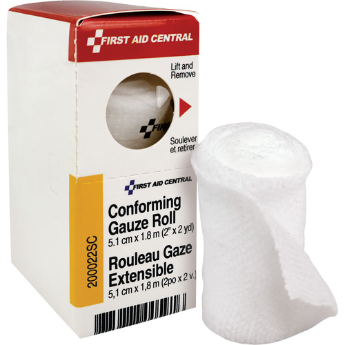Recharge de bandage en gaze &eacute;tirable et conforme SmartCompliance, Rouleau, 6' lo x 2" la, St&eacute;rile, Dispositif m&eacute;dical Classe 1 Groupe Belzile Dickner