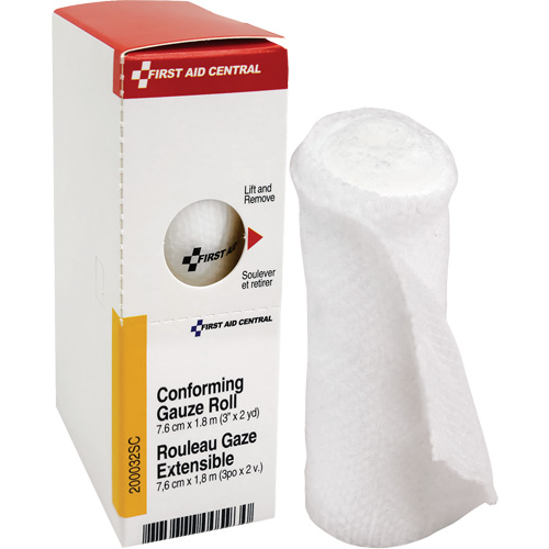 Recharge de bandage en gaze &eacute;tirable et conforme SmartCompliance, Rouleau, 6' lo x 3" la, St&eacute;rile, Dispositif m&eacute;dical Classe 1 Groupe Belzile Dickner