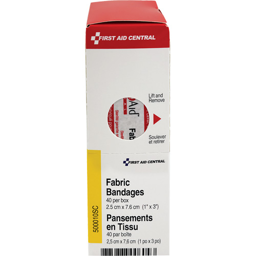 SmartCompliance&reg; Refill Adhesive Bandages, Rectangular/Square, 3", Fabric, Non-Sterile Groupe Belzile Dickner