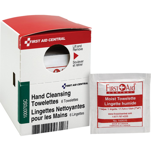 SmartCompliance&reg; Refill Cleansing Wipes, Towelette, Hand Cleaning Groupe Belzile Dickner