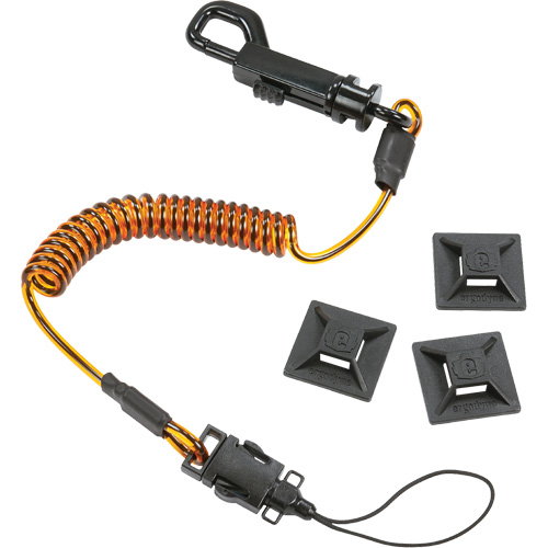 Squids 3151 Coil Lanyard Swivel Hook and Detachable Loop Groupe Belzile Dickner
