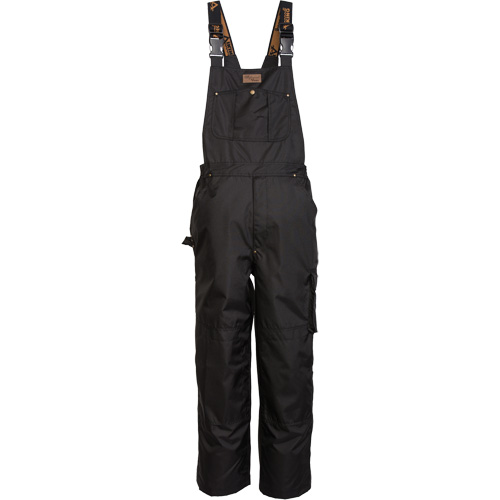Pantalons &agrave; bretelles Thor 300D trilobal, Grand, Polyester, Noir Groupe Belzile Dickner