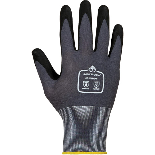 Dexterity&reg; High-Abrasion Gloves, 2X-Small/5, Foam Nitrile Coating, 15 Gauge, Nylon/Cotton Shell Groupe Belzile Dickner