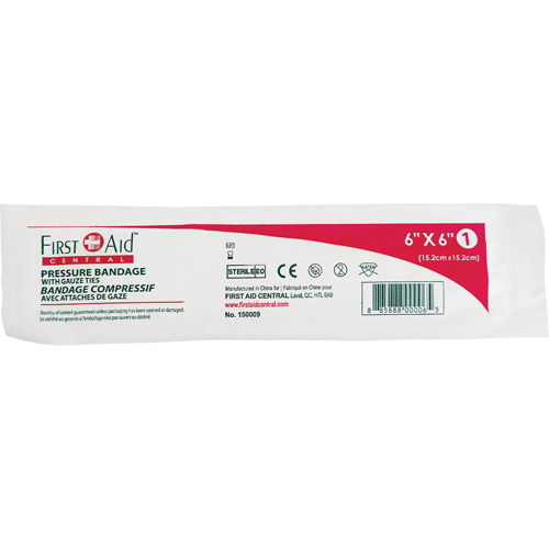 Sterile Compress Pressure Bandage, 6" L x 6" W Groupe Belzile Dickner