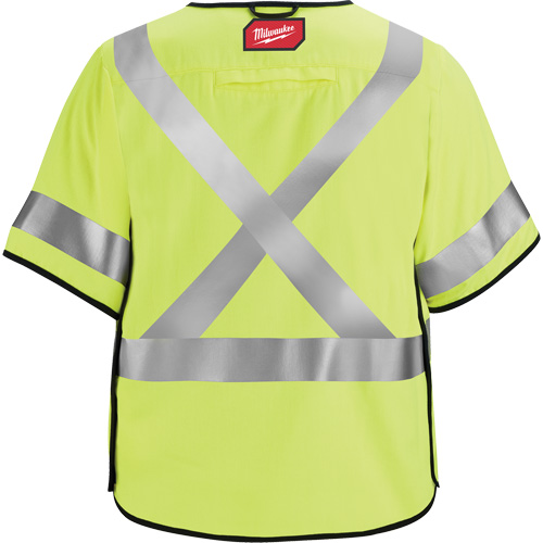 Breakaway Mesh Safety Vest, Black/High Visibility Lime-Yellow, Medium/Small Groupe Belzile Dickner