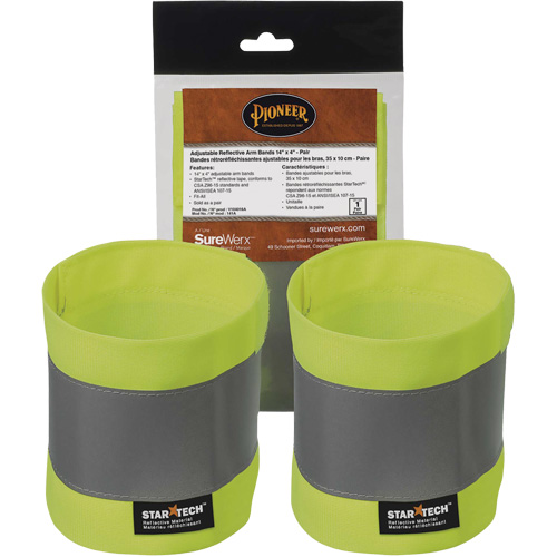 141A Brassards ajustables haute visibilit&eacute; Groupe Belzile Dickner