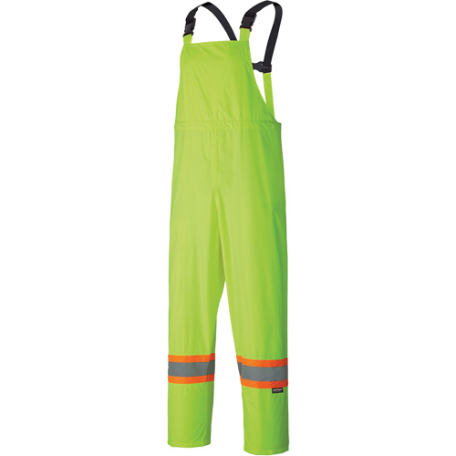 5599 Combinaison de pluie imperm&eacute;able et l&eacute;g&egrave;re, Polyester/PVC, T-petit, Jaune lime haute visibilit&eacute; Groupe Belzile Dickner