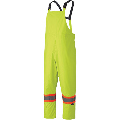 5609 Combinaison de pluie imperm&eacute;able 210D, Polyester/PVC, T-petit, Jaune lime haute visibilit&eacute; Groupe Belzile Dickner