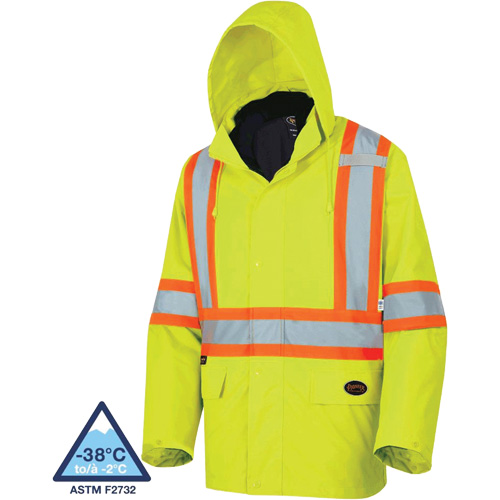 5633 The Rock 3-in-1 Parka, High Visibility Lime-Yellow, X-Small Groupe Belzile Dickner