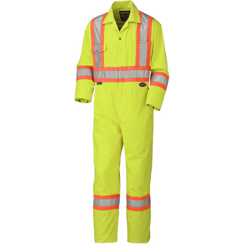 5512 Coveralls, 36, High Visibility Lime-Yellow Groupe Belzile Dickner
