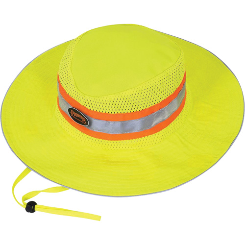 279 Ranger's Hat with Strap, High Visibility Lime-Yellow, Polyester Groupe Belzile Dickner
