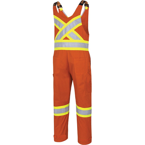 7712 FR-Tech&reg; Flame-Resistant Overalls, Small, High Visibility Orange Groupe Belzile Dickner