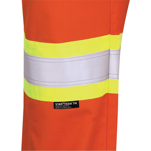 7763 Pantalon de s&eacute;curit&eacute; haute visibilit&eacute; r&eacute;sistant aux arcs &eacute;lectriques FR-Tech 88/12, 36, x 32, Orange haute visibilit&eacute;, 9,7 cal/cm² Groupe Belzile Dickner