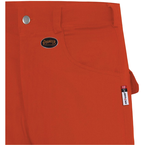 7765 Pantalon cargo de s&eacute;curit&eacute; haute visibilit&eacute; r&eacute;sistant aux arcs &eacute;lectriques FR-Tech 88/12, 32, x 34, Orange haute visibilit&eacute;, 10 cal/cm² Groupe Belzile Dickner