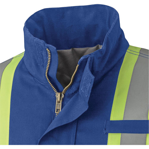 5523 Manteau de s&eacute;curit&eacute; ignifuge, Petit, Bleu royal, 58 cal/cm² Groupe Belzile Dickner
