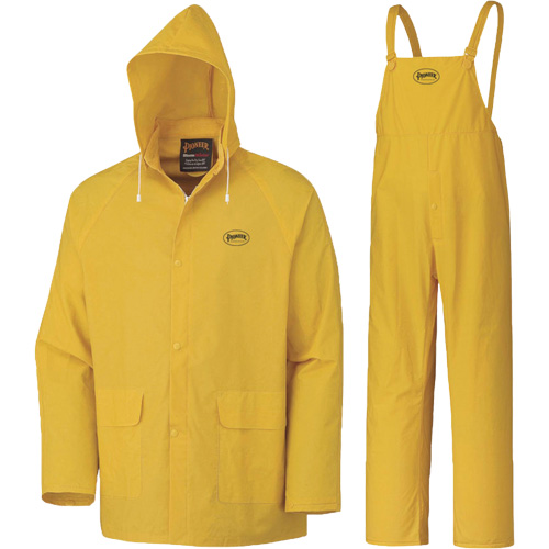 577 3-Piece Rain Suit, Polyester/PVC, 6X-Large, Yellow Groupe Belzile Dickner