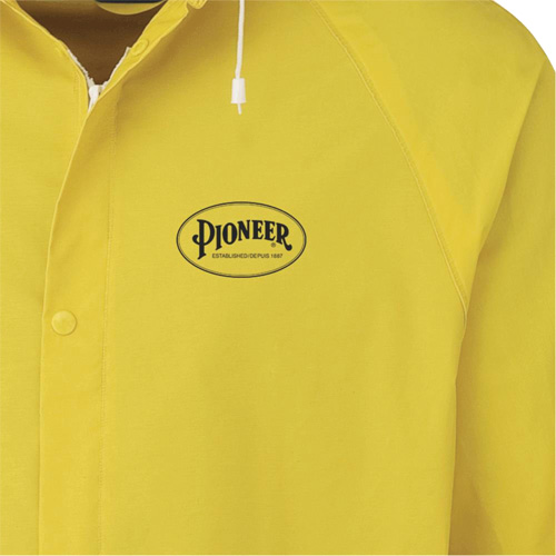 577J Rain Jacket, Polyester/PVC, Small, Yellow Groupe Belzile Dickner