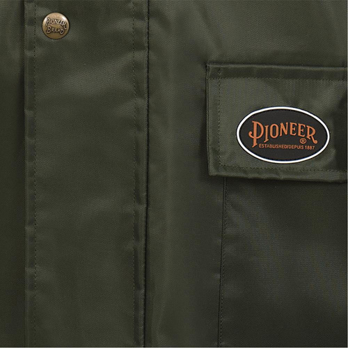 D8120J Nailhead Ripstop Tree Planter Hooded Jacket, Polyester/PVC, X-Small, Green Groupe Belzile Dickner