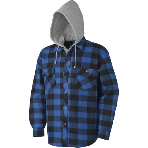 415SS Chemise &agrave; capuche matelass&eacute;e, Hommes, Petit, Multicolore Groupe Belzile Dickner