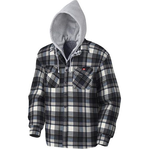 415BG Chemise &agrave; capuche matelass&eacute;e, Hommes, T-petit, Multicolore Groupe Belzile Dickner