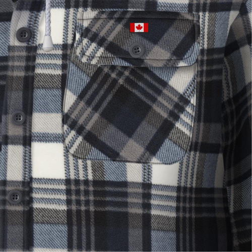 415BG Chemise &agrave; capuche matelass&eacute;e, Hommes, T-petit, Multicolore Groupe Belzile Dickner