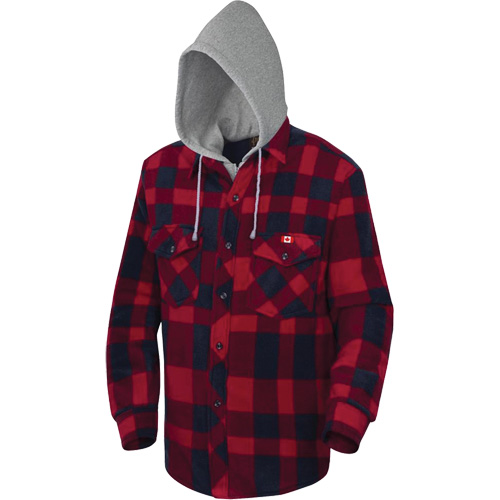 415RB Chemise &agrave; capuche matelass&eacute;e, Hommes, Petit, Multicolore Groupe Belzile Dickner