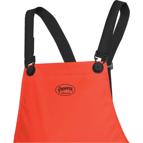 576P FR Safety Bib Pants, Small, High Visibility Orange Groupe Belzile Dickner