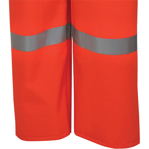 576P FR Safety Bib Pants, Small, High Visibility Orange Groupe Belzile Dickner