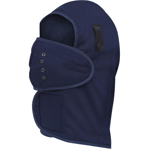 565N Long-Necked Hardhat Liner, Fleece Lining, One Size, Navy Blue Groupe Belzile Dickner