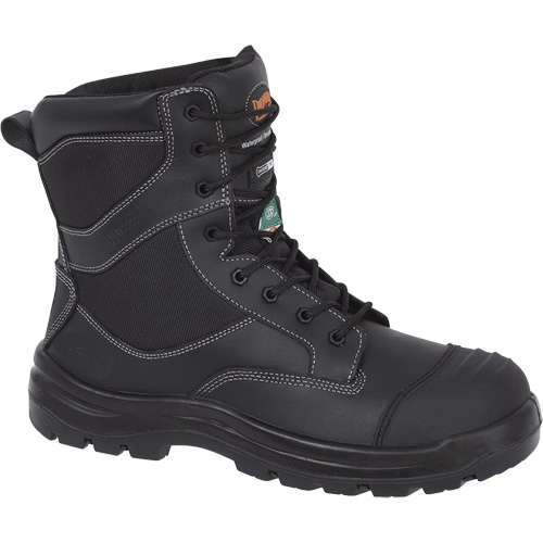 1050 Black Composite Safety Work Boots, Leather, Size 14, Impermeable Groupe Belzile Dickner