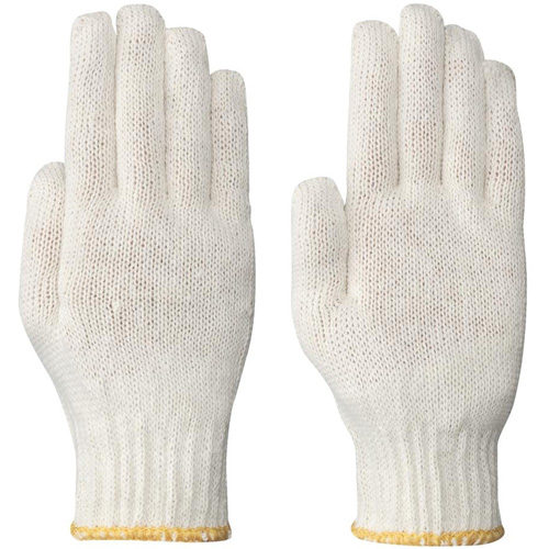 541 Gants doubl&eacute;s en tricot, Poly/coton, Grand Groupe Belzile Dickner